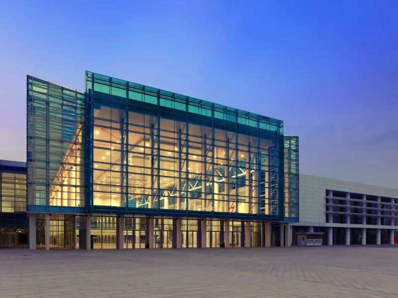 قاب فولادی سبک Prefab Building Building Streight Pland Convention سالن کنفرانس