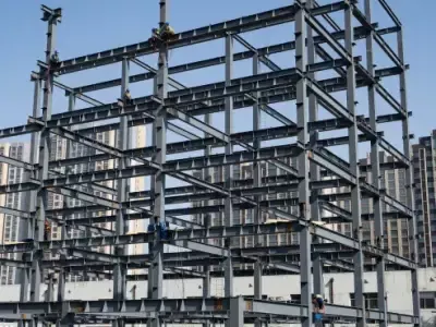 ساختمان انبار فلزی Prefab آسان و عملی