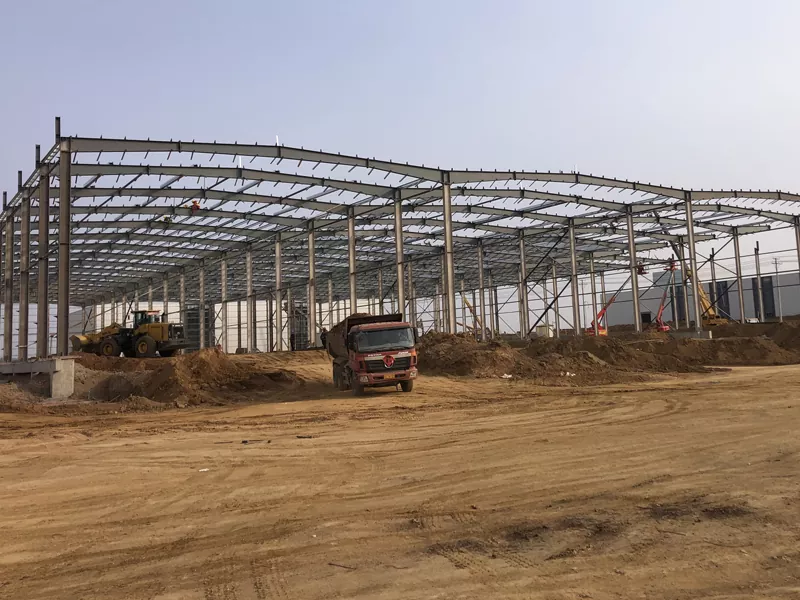 ساختمان انبار فلزی فولادی Prefab